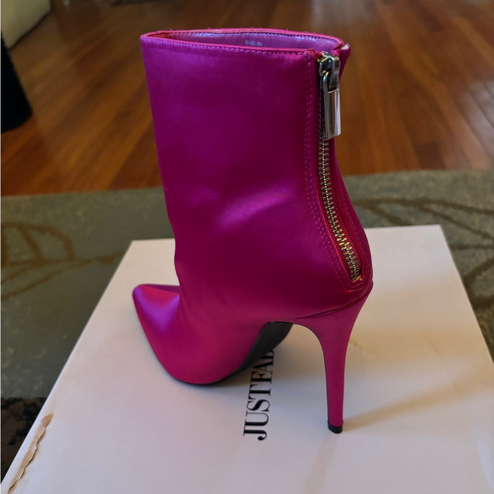 Pink Ankle Booties - Picture 2 of 3
